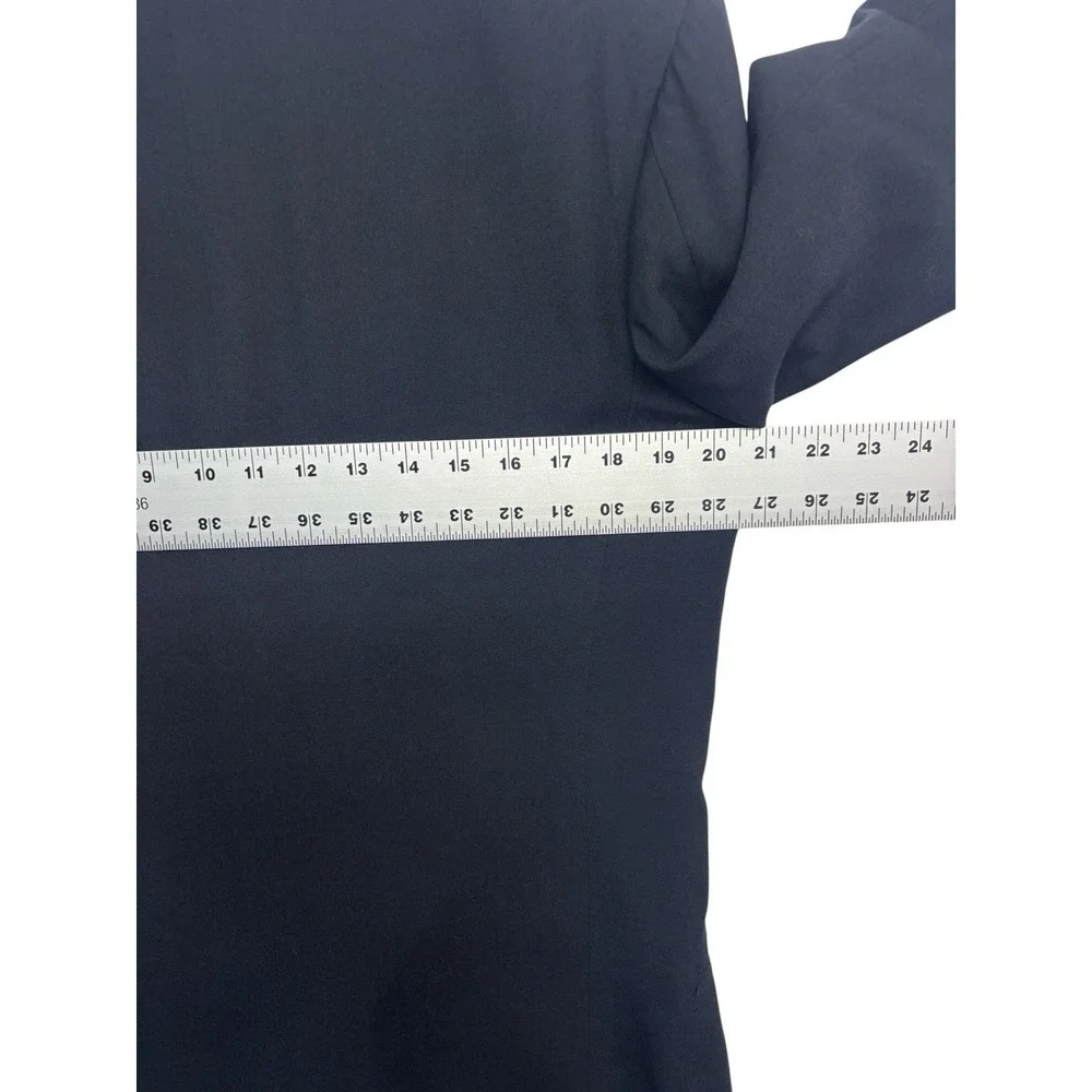 vtg 50s Double Breasted Tuxedo‎ 40S 30x30 Black Satin Formal Wool Evening Tux